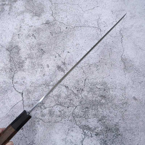 SAKAI TAKAYUKI Zangetsu, Takohiki Sakimaru, acier Gin San, manche octogonal en wengé (300 mm)