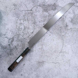 SAKAI TAKAYUKI Zangetsu, Takohiki Sakimaru, acier Gin San, manche octogonal en wengé (300 mm)