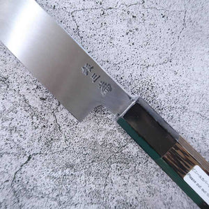 SAKAI TAKAYUKI Zangetsu, Takohiki Sakimaru, acier Gin San, manche octogonal en wengé (300 mm)