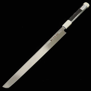 Sakimaru Takohiki SUISIN by Kenji Togashi Hakutan-ryu Shirogami No. 1 with lacquered sheath Ebony handle (300/330mm)