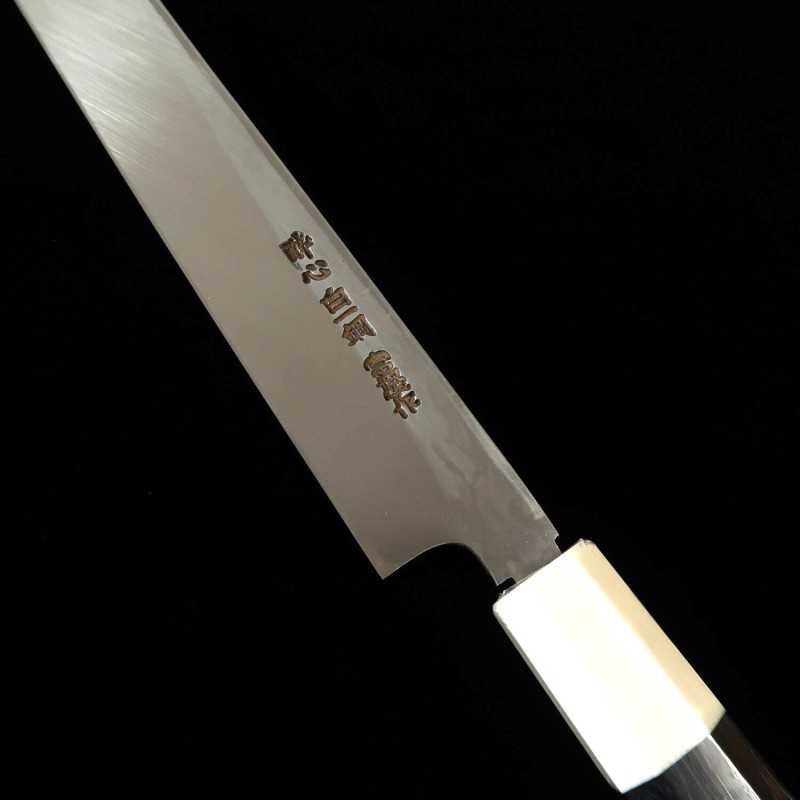 Sakimaru Takohiki SUISIN by Kenji Togashi Hakutan-ryu Shirogami No. 1 with lacquered sheath Ebony handle (300/330mm)