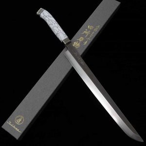 TADOKORO HAMONO Sakimaru Takohiki Mirror Finish Ginsan Corian (300mm)