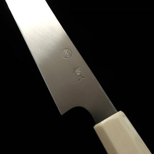 田所刃物 TADOKORO HAMONO 真琴作 鏡面 銀紙三号 先丸蛸引 緑檀柄 (300mm)