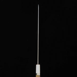 田所刃物 TADOKORO HAMONO 真琴作 鏡面 銀紙三号 先丸蛸引 緑檀柄 (300mm)