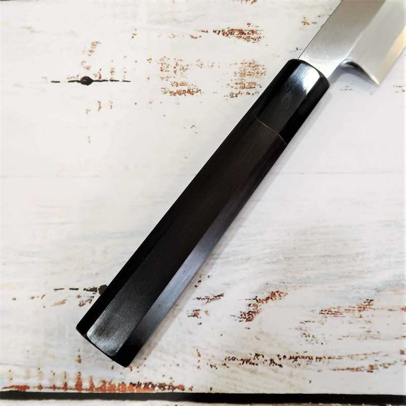 Sakimaru Yanagiba MIURA Obidama Shirogami no.2 mango octogonal de ébano (270/300 mm)