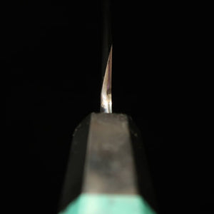 Yanagiba takohiki SAKAI KIKUMORI Aogami No. 1 Cabo Turquesa  forjada por Nakagawa satoshi (300mm)