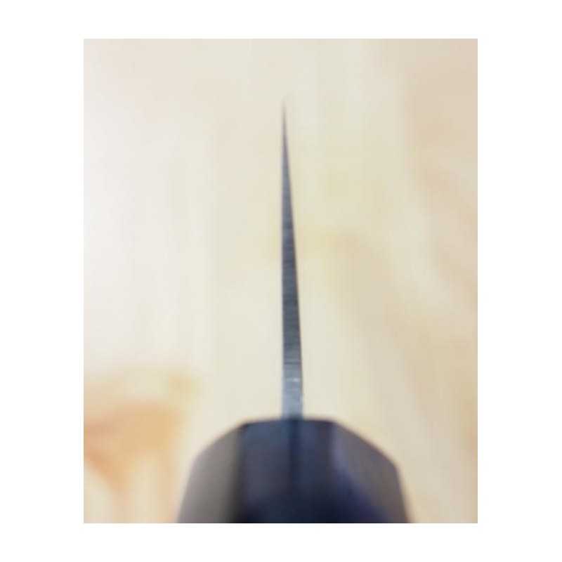 景清KAGEKIYO 三徳クロマックス セミステンレス 　ウォルナット八角柄（180mm）