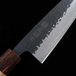 Santoku MIURA Aogami Super cabo octogonal Zelkova (165mm)