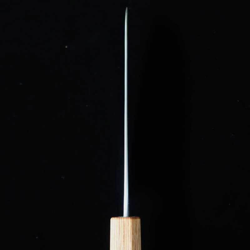 Santoku MIURA Aogami No. 2 cabo octogonal de nogueira (165mm)