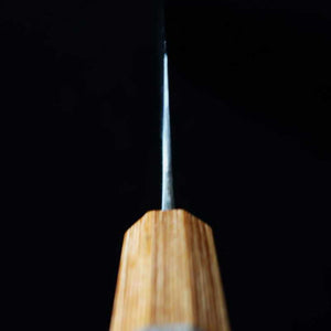 Santoku MIURA Aogami No. 2 cabo octogonal de nogueira (165mm)