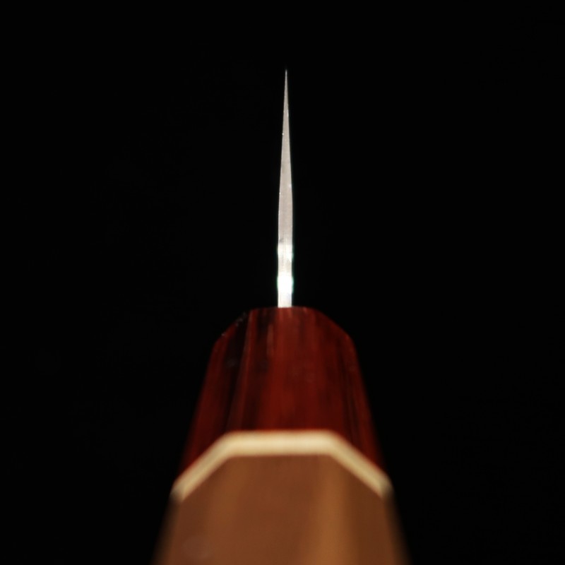 Santoku Miura Fubuki SG2 Hammered Walnut Handle (170mm) 