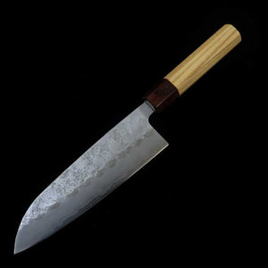 MIURA Gin-san n°3 Nashiji Santoku, manche en zelkova (165mm)