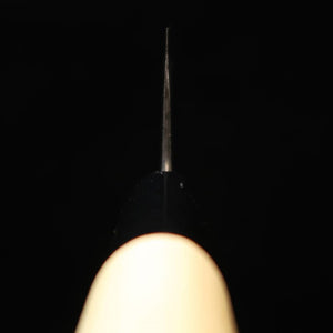 三浦 MIURA 三徳 松風 青紙二号 黒打ち 朴柄 (165mm)