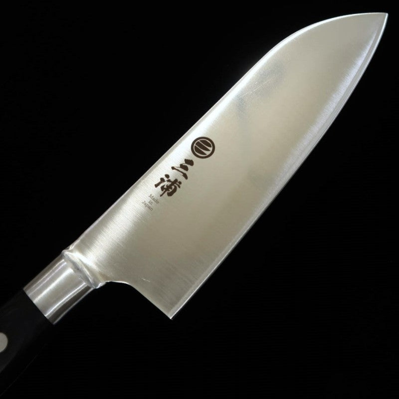 Santoku Miura, molybdenum steel, black plywood handle (170mm) 