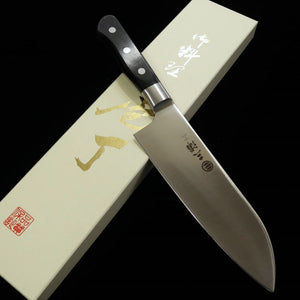 Santoku Miura, molybdenum steel, black plywood handle (170mm) 