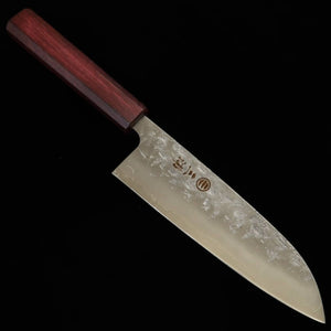 MIURA Miura Santoku SLD Acabado Nashiji Mango octogonal de roble (165 mm)