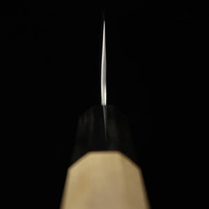 MIURA Santoku AUS10 Damasco martillado mango octogonal de magnolia (165 mm)