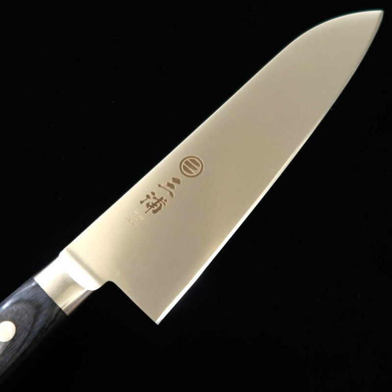 三浦 MIURA 三徳 AUS8 青合板柄 (180mm)