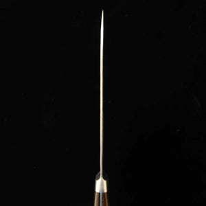 Miura MIURA, santoku, acier Gin-san n°3, finition Nashiji, manche en contreplaqué marron foncé (165 mm)