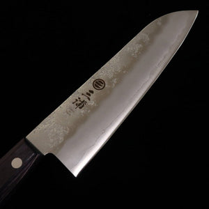 MIURA, Santoku, Gin-san No.3, sans mitre, manche violet (180 mm)
