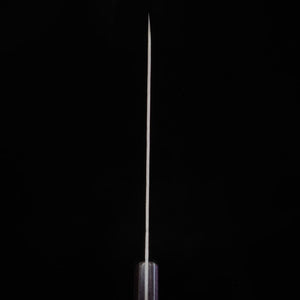 MIURA, Santoku, Gin-san No.3, sans mitre, manche violet (180 mm)
