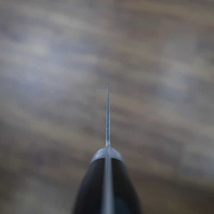 Santoku MIURA Ginsan com cabo de madeira compensada preta (180mm)