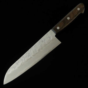 MIURA Miura acero Gingami nº 3 santoku mango laminado marrón (180 mm)