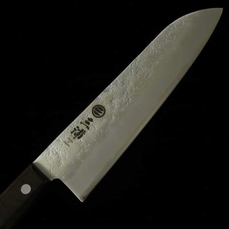 MIURA Miura acero Gingami nº 3 santoku mango laminado marrón (180 mm)