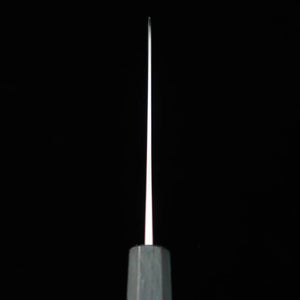三浦 MIURA 三徳 白紙一号 藍樫八角柄 (165mm)