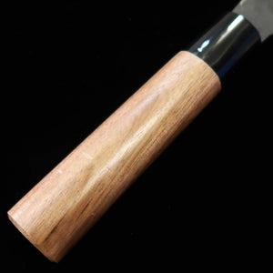Miura MIURA Santoku, acier blanc n°2, finition noire, manche en noyer (165 mm)
