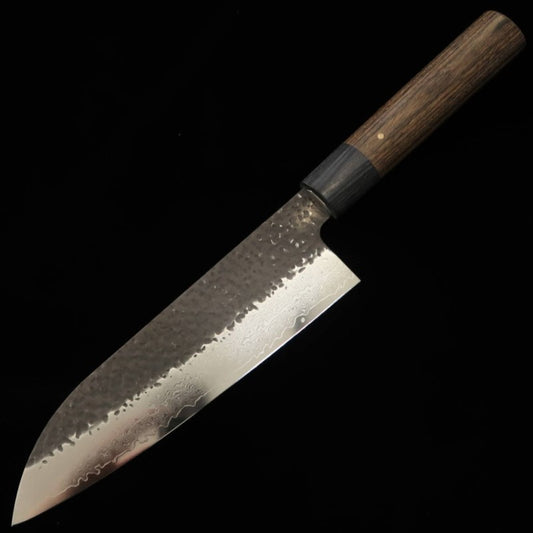 Santoku SHIZU TAKUMI Gen VG-10 Damasco acabado negro (130-180 mm)