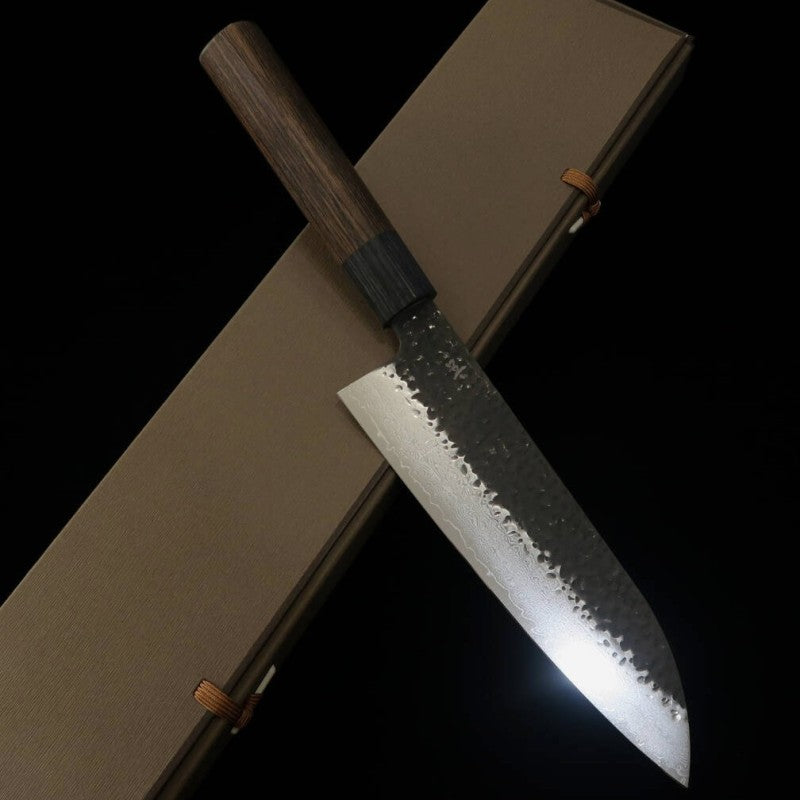志津 匠 SHIZU TAKUMI 玄GEN VG-10 黒打ダマスカス 三徳 (130-180mm)