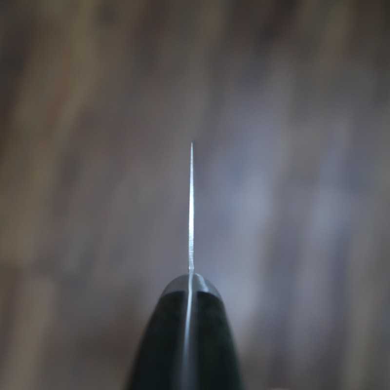 Santoku SUISIN INOX PREMIUM cabo em micarta, verde/preto (180mm)