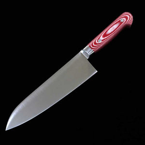酔心 SUISIN INOX PREMIUM 三徳 マイカルタ ハンドル 赤/白 (180mm)