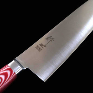 酔心 SUISIN INOX PREMIUM 三徳 マイカルタ ハンドル 赤/白 (180mm)