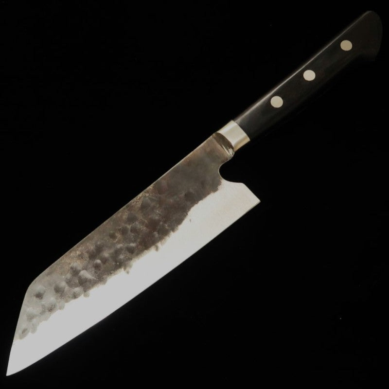 TERUYASU FUJIWARA, Denka no Hoto,Santoku, Avec protège-doigt, Aogami Super (165/180 mm)