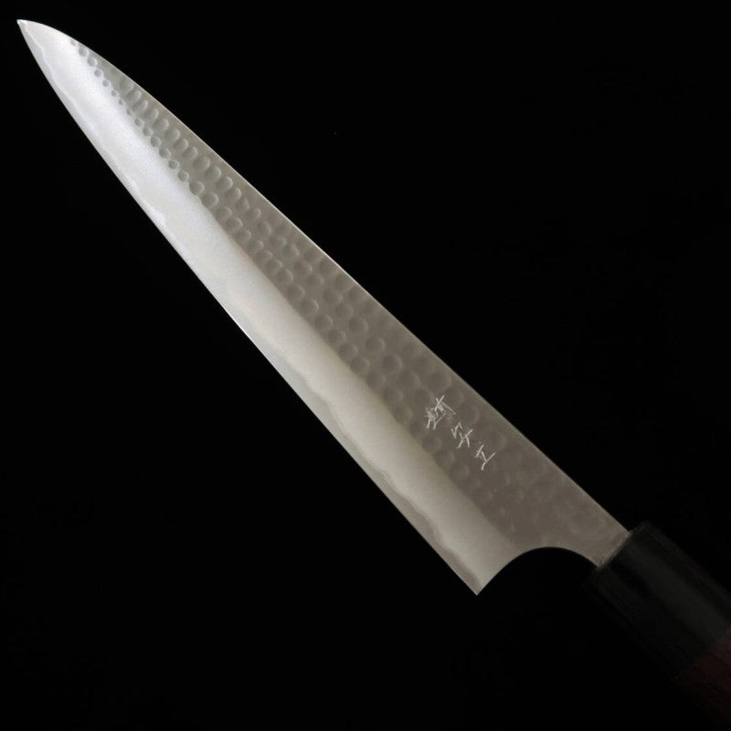 Anryu ANRYU sujihiki acero azul nº2, acabado martillado, mango de palisandro (270 mm)