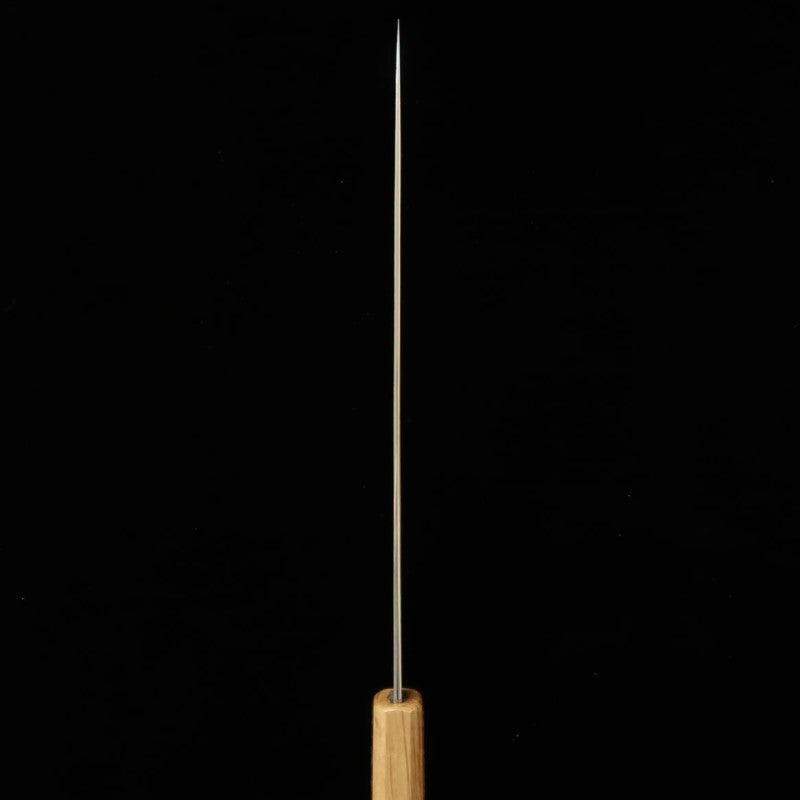 Hado Sujihiki Aogami #1 Kurouchi Damasco cabo de casca de cerejeira com padrão marmorizado (240/270mm)