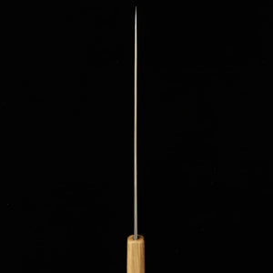 Hado Sujihiki Aogami #1 Kurouchi Damasco cabo de casca de cerejeira com padrão marmorizado (240/270mm)