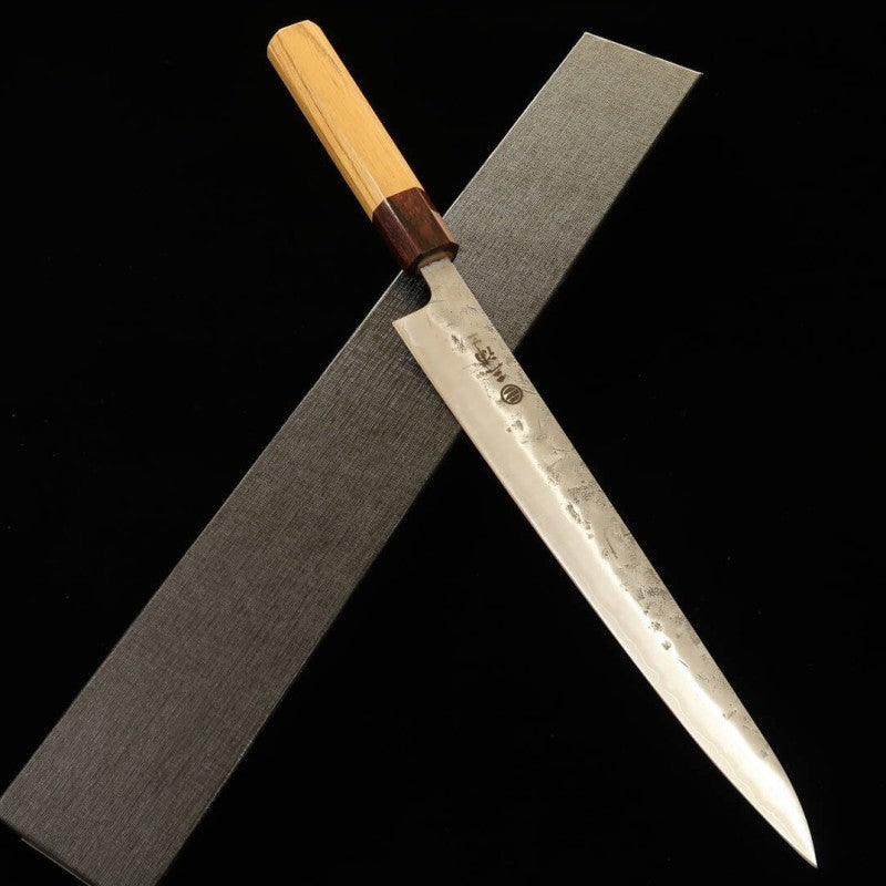 MIURA Sujihiki SLD, Nashiji, Zelkova wood Handle (240mm) 