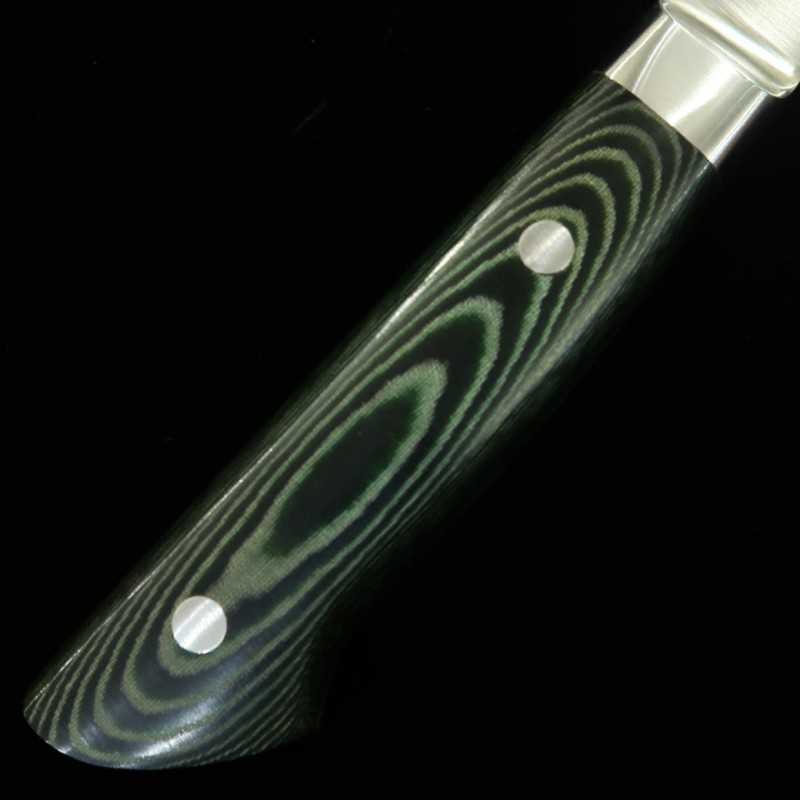 Sujihiki INOX PREMIUM SUISIN com cabo em Micarta Verde/Preto (240/270mm)
