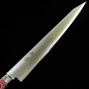 SUISIN Sujihiki INOX PREMIUM Micarta Handle Red/White (240/270mm)