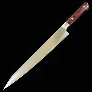 SUISIN INOX PREMIUM Sujihiki mango de micarta rojo/negro (240/270 mm)
