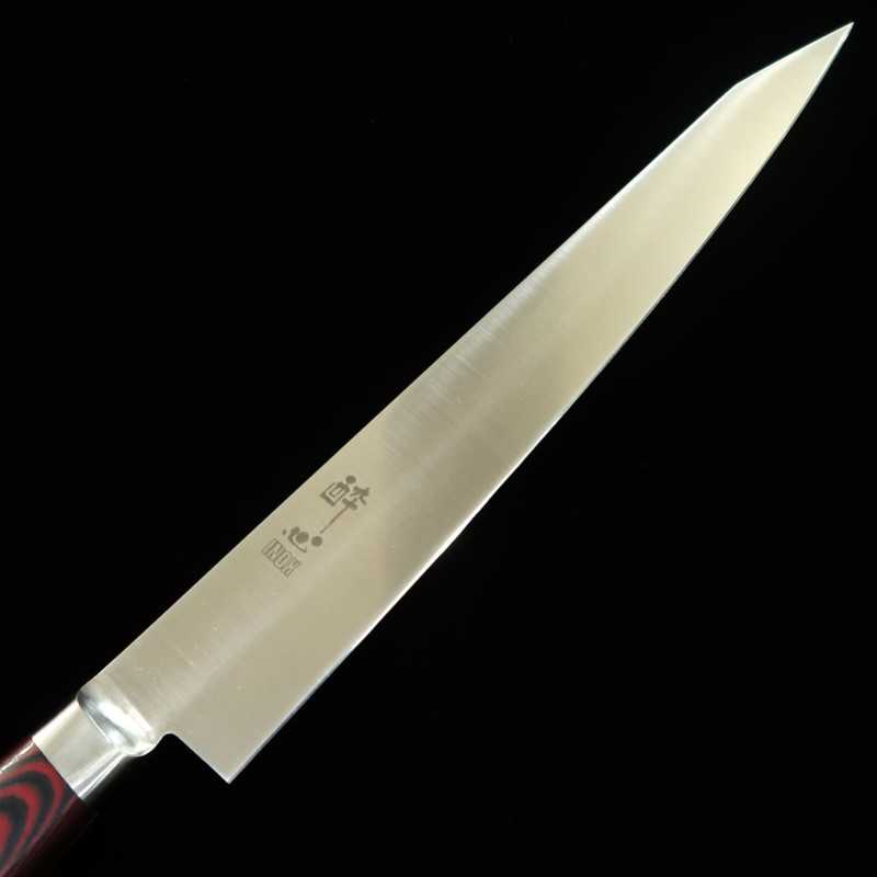 SUISIN INOX PREMIUM Sujihiki mango de micarta rojo/negro (240/270 mm)