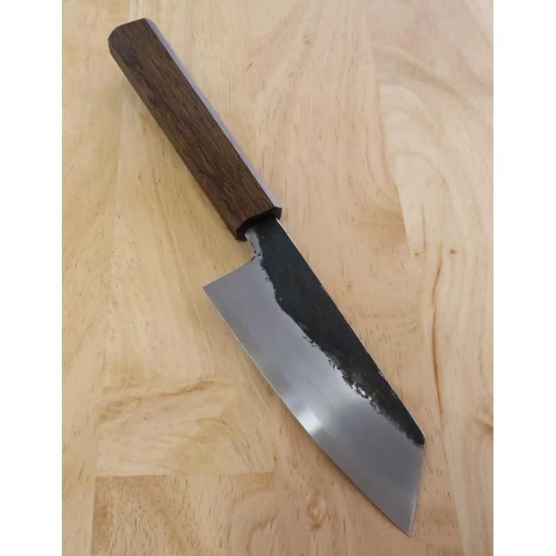 HADO Hado Sumi hoja Shirogami #2, pequeño bunka, mango de roble con laca de frotado (135mm)