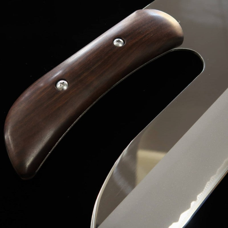 Miura MIURA Kuzuryūgawa Couteau à soba inox AUS8 poli miroir manche en ébène (300/330 mm)