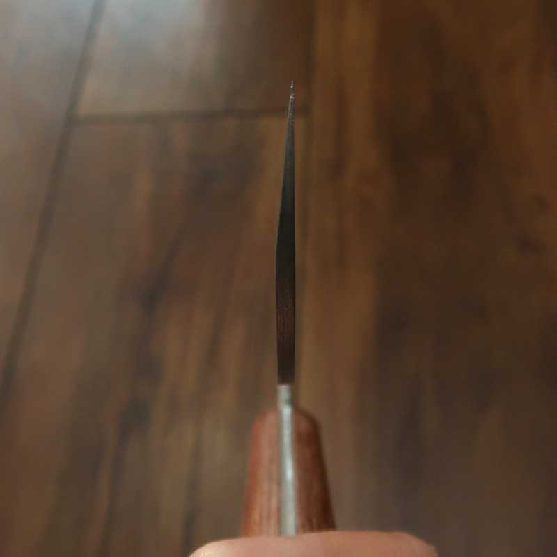MIURA cuchillo para soba/fideos de acero inoxidable para diestros (300 mm)