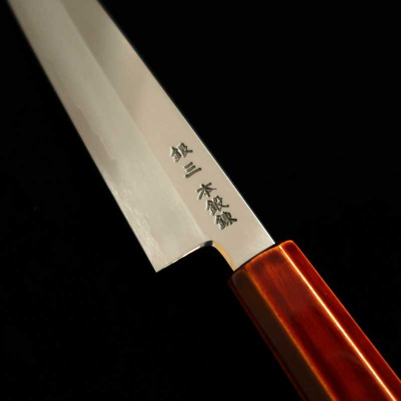 Sujihiki HADO Ginsan with Kijiro Cherry Octagonal Handle (240mm)