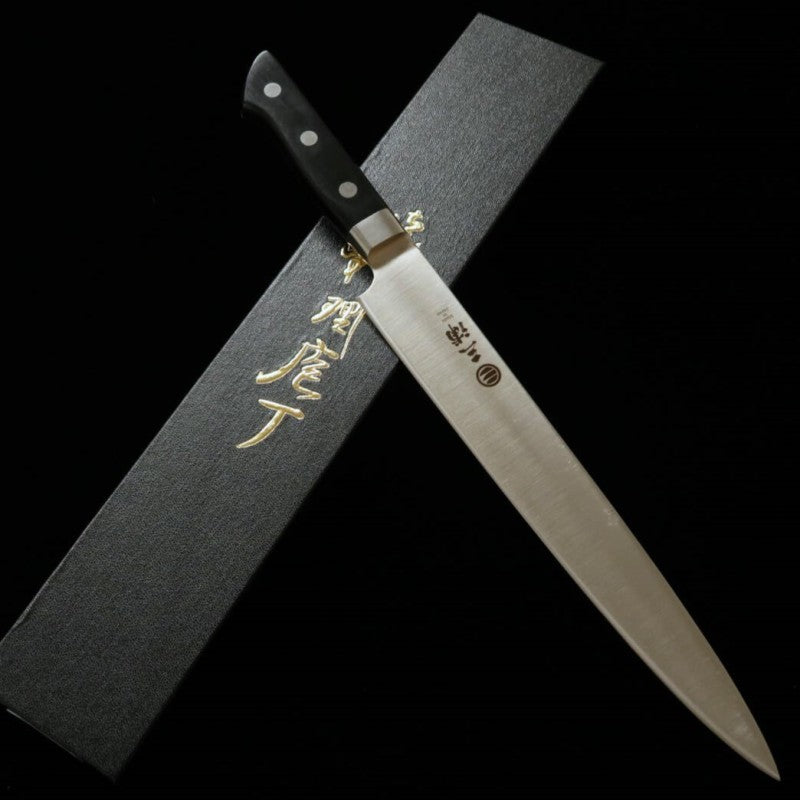 Miura MIURA Sujihiki Acier molybdène Manche en bois composite noir (270 mm)