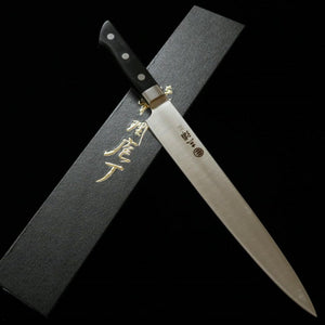 Sujihiki MIURA, Molybdenum Steel, Black Plywood Handle (270mm) 